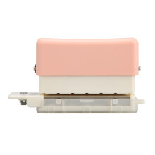 Handmatige perforator ontworpen voor doe-het-zelf inbinden, compacte en draagbare mini-perforator met verstelbare positionering voor nauwkeurig