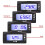 Motorcycle LCD Digital Volt & Temp Meter with Time M16x1.5 Sensor 8