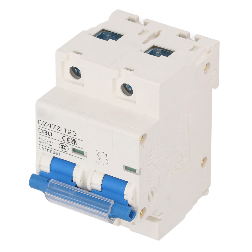 Dz47z 125 80A 10Ka Dc1000v Blue Mini Circuit Breaker For Solar System 8101371841215