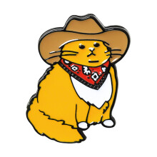 Broche de Style Cowboy occidental pour chat, broche périphérique