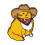 Broche de Style Cowboy occidental pour chat, broche périphérique 1
