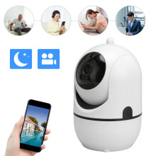 Telecamera di sicurezza WiFi HD 1080P con rilevamento del movimento e visione notturna per uso interno domestico