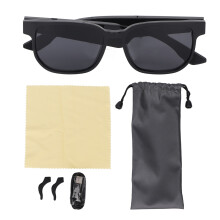 Wireless Smart Audio Glasses Bone Conduction UV Protection Bluetooth 5.1 Touch Control Waterproof Lightweight Foldable Frame For Travelers And Athlete