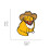 Broche de Style Cowboy occidental pour chat, broche périphérique 3