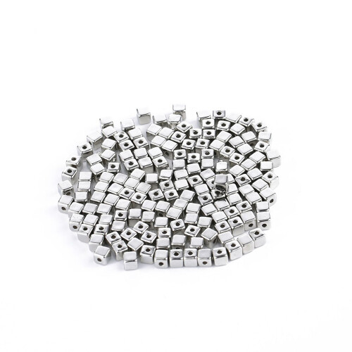 Assortiment de 4200 pièces de perles d'espacement, boule ronde, 2