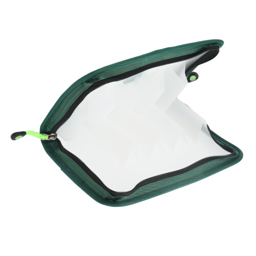 Holz Krebskrabbengriff Köderaufbewahrungsbox PVC Angeltasche - 266g 2