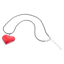Ketting Grote Liefde-Hart Charme Sleutelbeenketting Punk-Rood