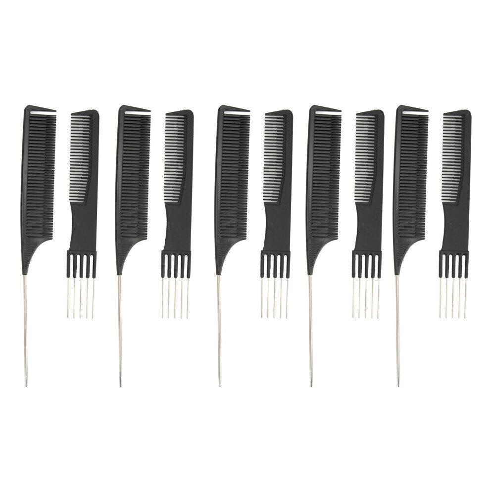 Unisex Stylish Hairdressing Tool Kit, Stainless Steel Pintail Offers Versatility And Precision, Fine Teeth Design Ensures Smooth And Damage-Free Mane