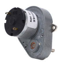 Moteur à engrenages DC 12V 5RPM en acier allié pour robots, jouets et serrures