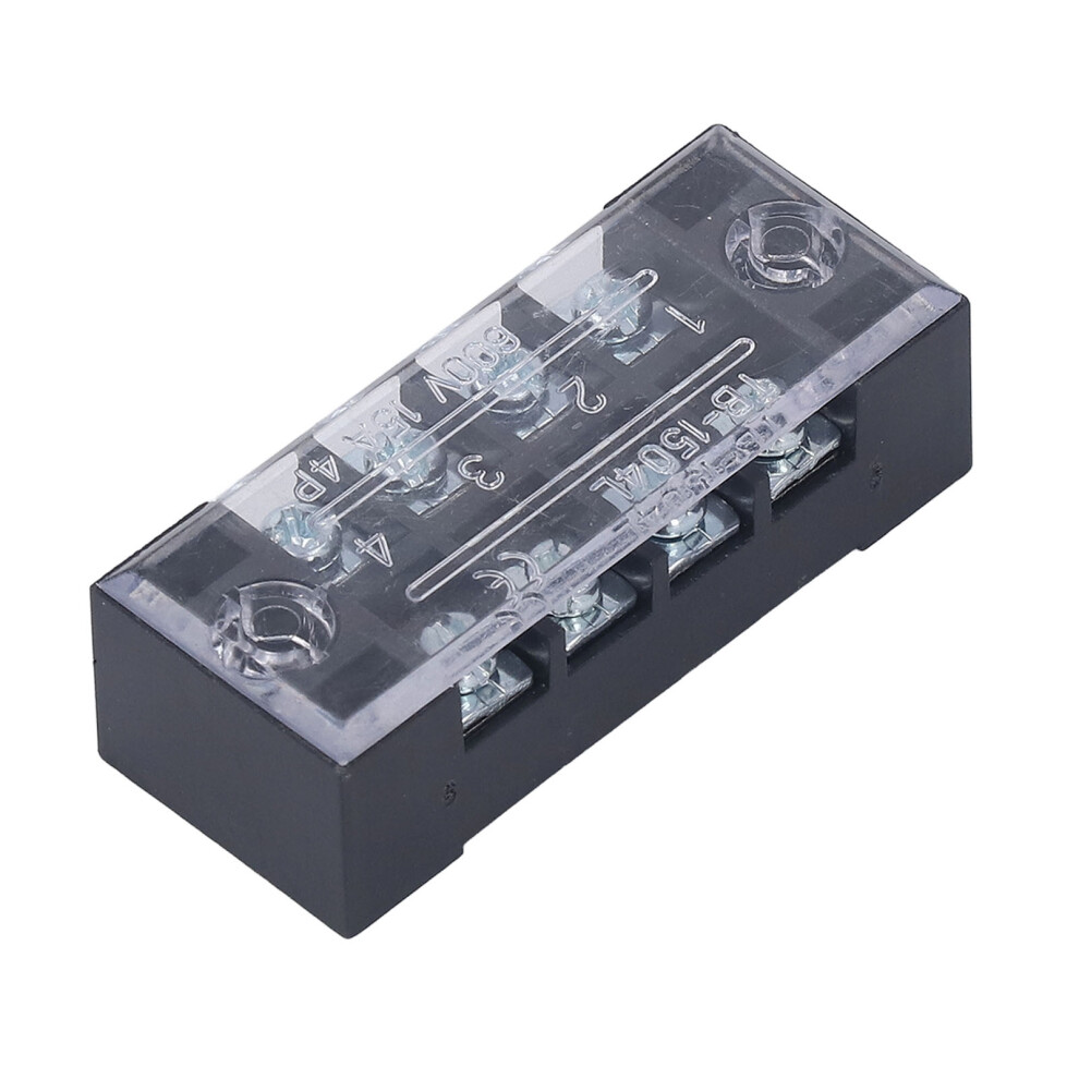5Pcs Brass Wire Barrier Block Terminal Strip 15A 600V, 3-5 Bits 7631380866066