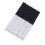50 Pcs Square Smooth Write-On Wipe-Off Dice, 1.6cm, Half Black/White 6