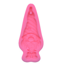Weihnachtsmann, kleiner Zwerg, Schlüsselanhänger,-Rosa A