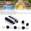 50 Pcs Square Smooth Write-On Wipe-Off Dice, 1.6cm, Half Black/White 4