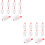 24Pièces LED Mini Lampes Blanches Pour Lumières Papier 8