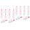 24Pièces LED Mini Lampes Blanches Pour Lumières Papier 6