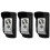 3Pièces Coque Protection Extérieur Noir Durable Pluie 4