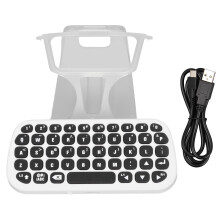 Mini tastatură de jocuri pentru controler PS5, chatpad wireless cu aspect QWERTY, conexiune Bluetooth, design ergonomic, dispozitiv de intrare