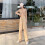 Παντελόνι Loungewear με καρό σχέδιο για γυναίκες, παντελόνι Tartan Plus Size με ψηλή μέση και 3