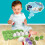 Παζλ εκμάθησης Montessori για νήπια, αναγνώριση χρώματος και σχήματος μέσω παιχνιδιού 6