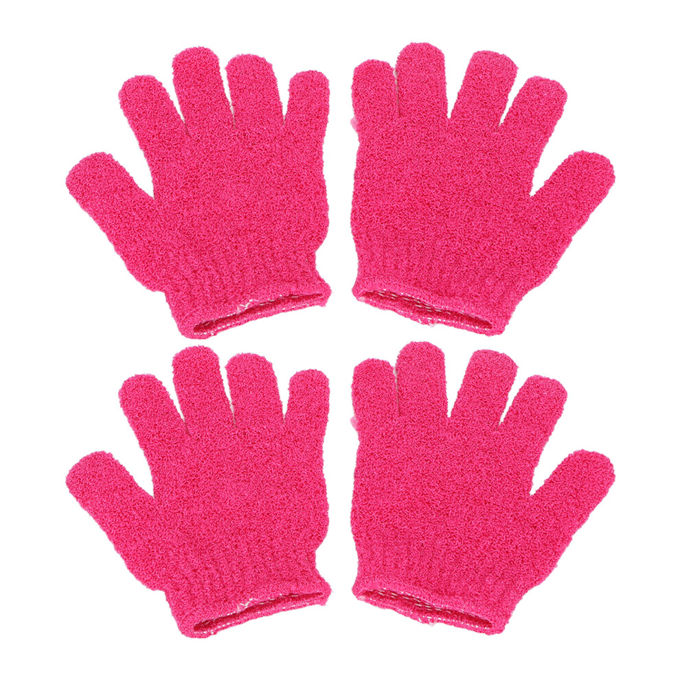 Shower Gloves for Deep Skin Cleansing and Spa Massage, Body Scrubber with Dual Texture for Effective Exfoliation, Reusable Exfoliating Bath Gloves