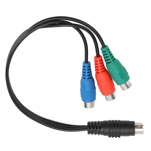 Καλώδιο AV θηλυκό, προσαρμογέας S Video σε AV, Plug and Play 7Pin αρσενικό σε 3RCA θηλυκό καλώδιο 2