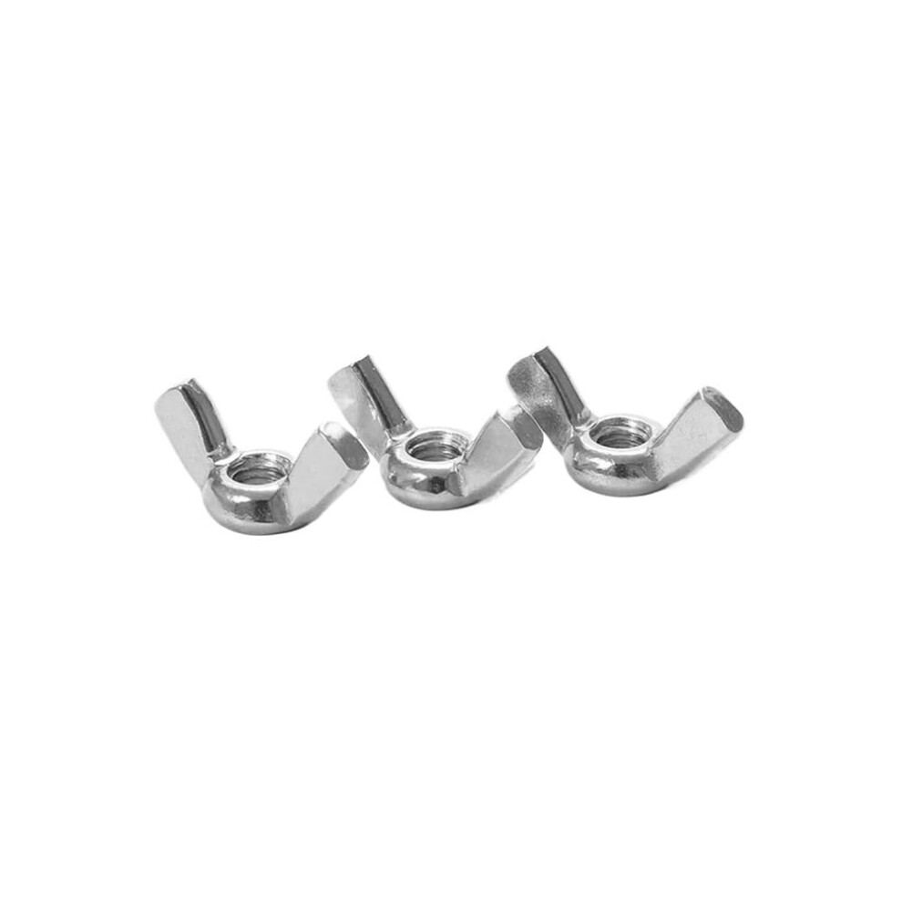 M3 M4 M5 M6 M8 M10 M12 Din315 Wing Nut 304/316 Stainless Steel (20Pcs M4) 9426802536164