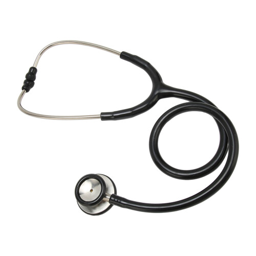 Adjustable Dual Head Stethoscope with Soft Ear Plugs for All Ages 80cm 1
