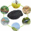 Garden Protection, Multi-function Net 5Cm X 5Cm Mesh Size Easy Setup Stronger Than Plastic For Orchard Coverage, Black (15M X 15M), Fruit Tree 2