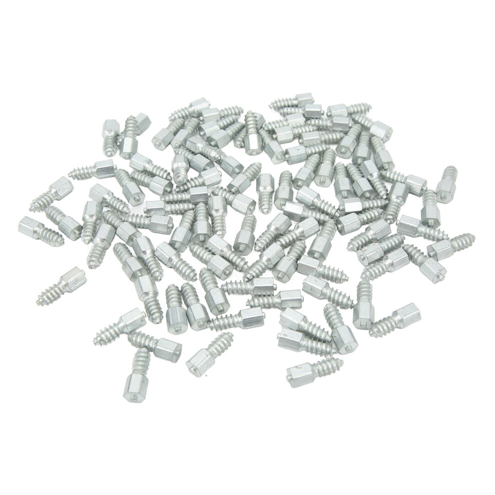 100Pcs M8 Thread Anti Slip Tire Screws For Loader, Tractor, Forklift 8201380867135