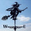 Ρετρό στυλ, Witch Weathervane για κήπο από ανοξείδωτο χάλυβα, δείκτης κατεύθυνσης καιρού, 2