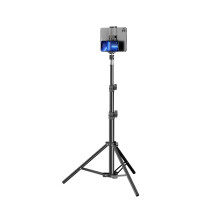 Capture Pro, Stativ aus Kohlenstofflegierungsstahl mit 360 drehbarem Kopf und Bluetooth-Fernbedienung, bietet höhenverstellbaren Ständer für