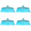 4Pièces Accessoire Balai Bleu Pour Nettoyage Multi-Usage 7