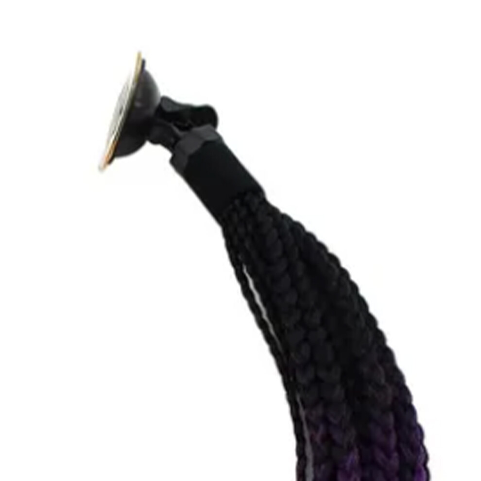 Vibrant 23.6In Helmet Pigtails With Suction Cup For Motorcycle 8491371852527