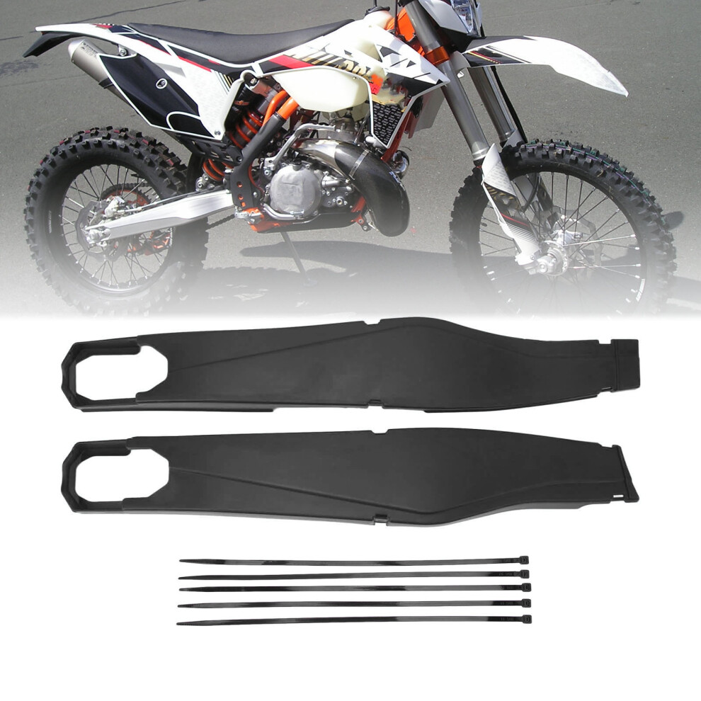 Dustproof Swingarm Guard Left Right For Exc 125-500 & Te 125-250 Black 4961373061813