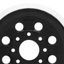 8-Hole PU Nylon Polisher Backing Plate, 123mm for Sanding