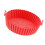 Fodera in silicone rosso tonda e spessa per friggitrici – riutilizzabile e facile da pulire 10