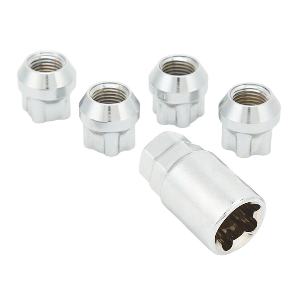Tesla Model 3/Y/X/S Wheel Locking Lug Nuts - Stainless Steel Cone Seat Lock Set 8191380869669
