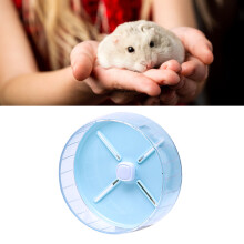 Silent Acrylic Hamster Exercise Wheel, 26cm Blue Small Pet Toy