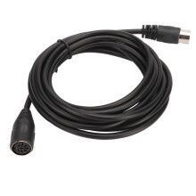 Kompatibilný mini DIN konektor Bose, vstupný audio kábel pre digitálne audio zariadenia, dĺžka 9,8 stôp, medený poniklovaný kovový