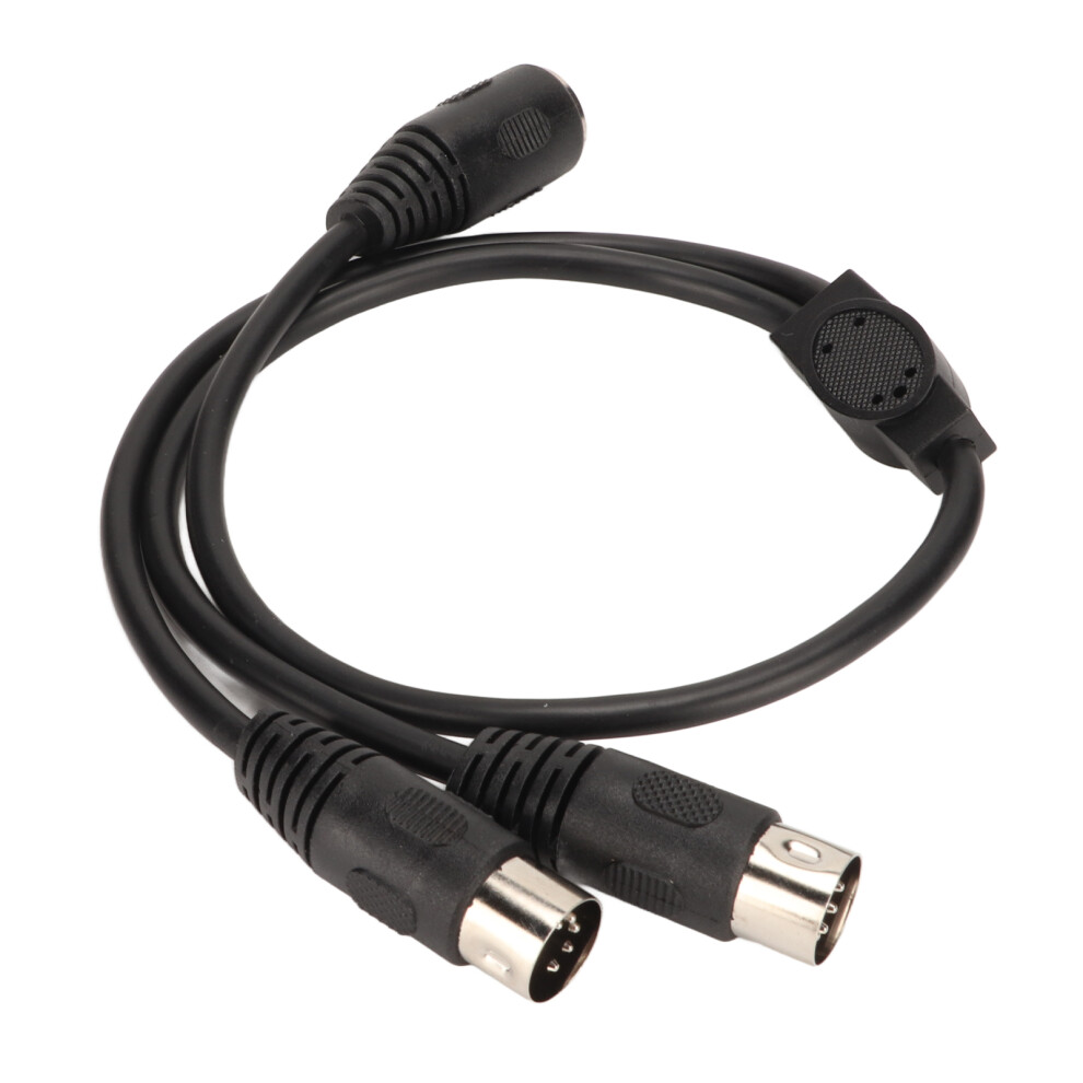 5Pin Din Female To 2X 5Pin Din Male Splitter Cable For Studio Sound Equipment 4971371853372