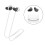 Sangle de cou étanche en Silicone souple, support-Blanc 1