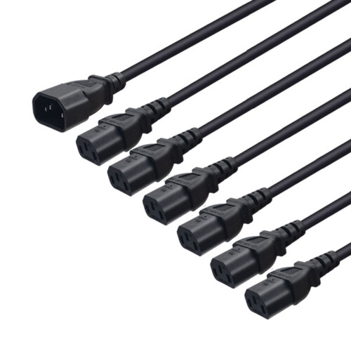 Efficient Manage Power PDU Computer Monitors C14 to 6xC13 Power