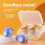 Bouchons d'oreilles en Silicone souple,-L grande taille Vert 7