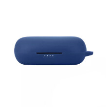 Siliconen hoesje Oortelefoonhoes Anti-kras Huid-marineblauw