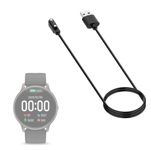 Chargeur de montre-bracelet avec câble de charge-Noir 60cm 2