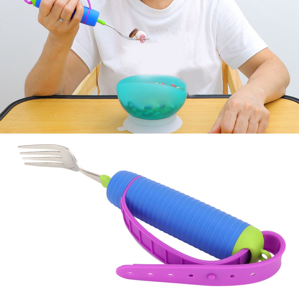 Adaptive 360 Rotatable Stainless Steel Fork for Elderly & Disabled