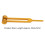Professional 128HZ Gold Tuning Fork with Hammer for Ear Testing 3