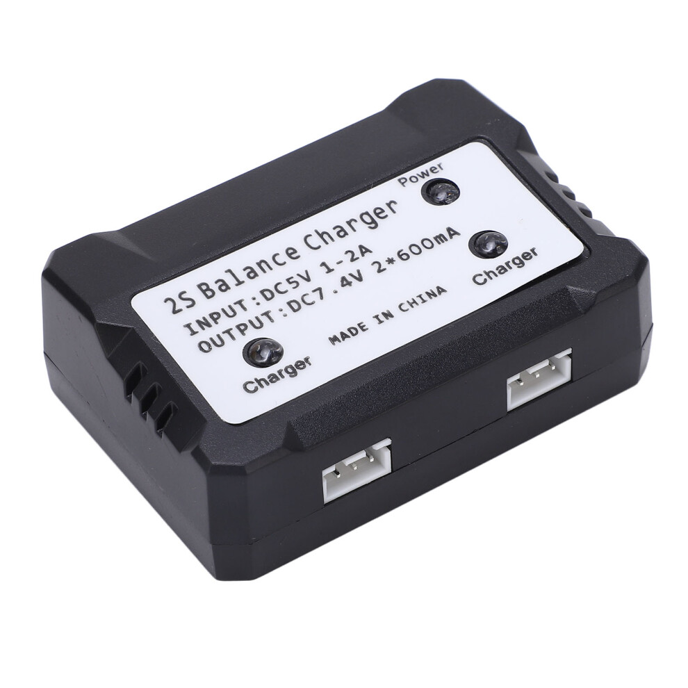 2S 7.4V Lipo Charger For Rc Cars Boats Planes - 53G Black 7611380870041