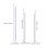 12Stk Stricknadeln Nylon Aluminium Set Silber Ergonomisch 3