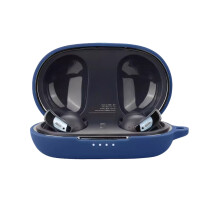 Silicone Case Earphone Cover Anti Scratch Skin-navy blue
